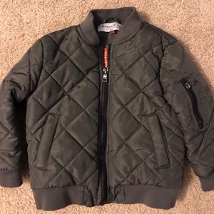 Sovereign Code Grey Bomber Jacket Size 24 Months